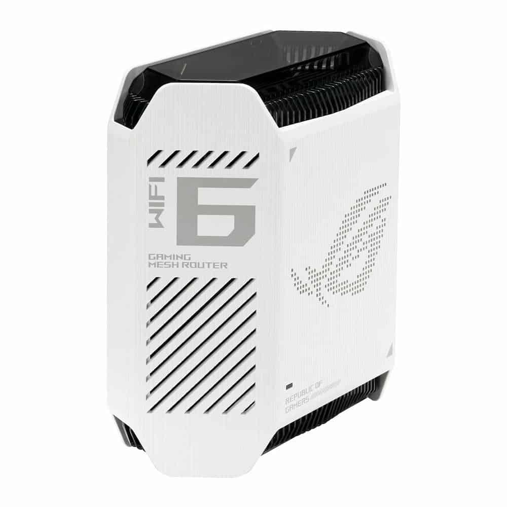 (image for) ASUS ROG Rapture Tri-Band GT6 AiMesh Ready White Gaming Router - Single